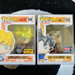 Dragon Ball Funko pop Goku Exclusive Both For $50
