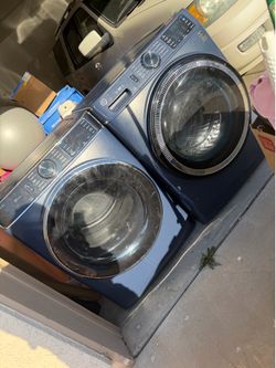GE Profile washer and dryer