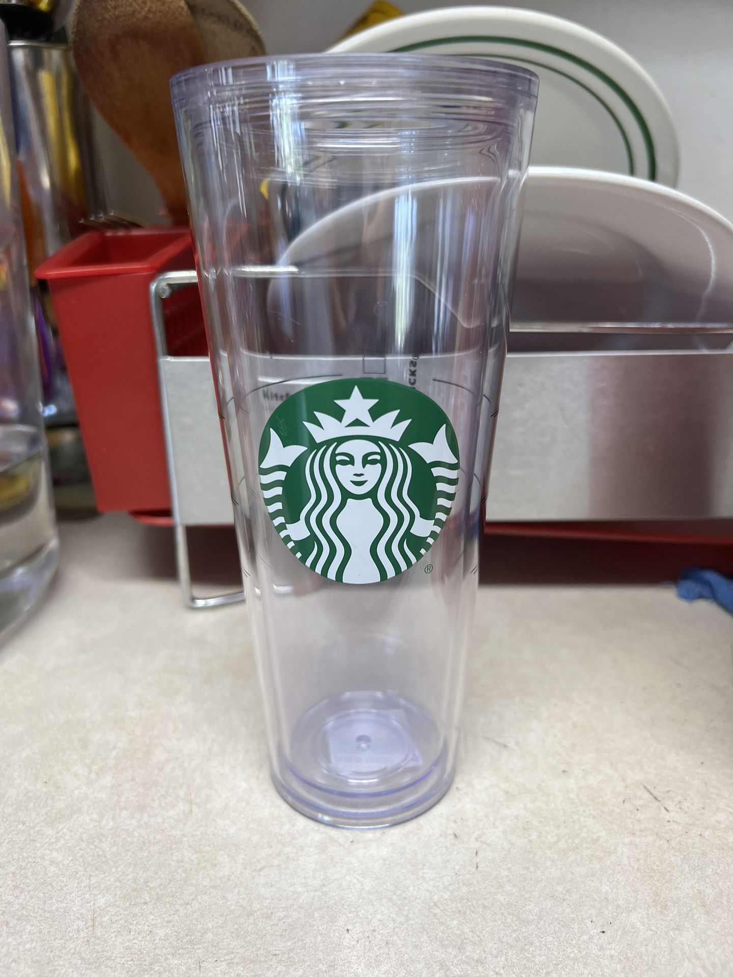 Clear Starbucks Cup