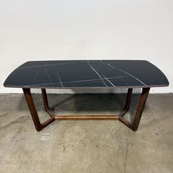 Rove Concepts Evelyn Dining Table 71" (Black Pietra Ceramic)