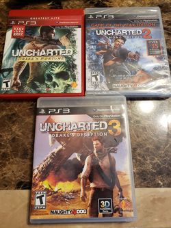 Ps3 uncharted 1,2 &3