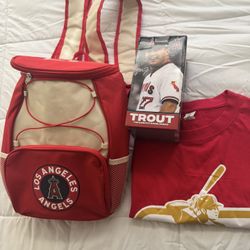 Bundle Pack ,Trout Bobblehead,Backpack Cooler,Tshirt