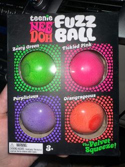 Needoh fuzz ball 4 pack