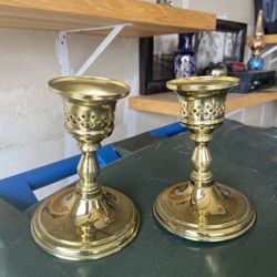 Antique Candle Holders 