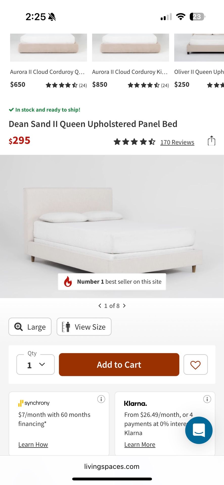 Queen Bed Frame, Box Springs And Memory Foam Mattress
