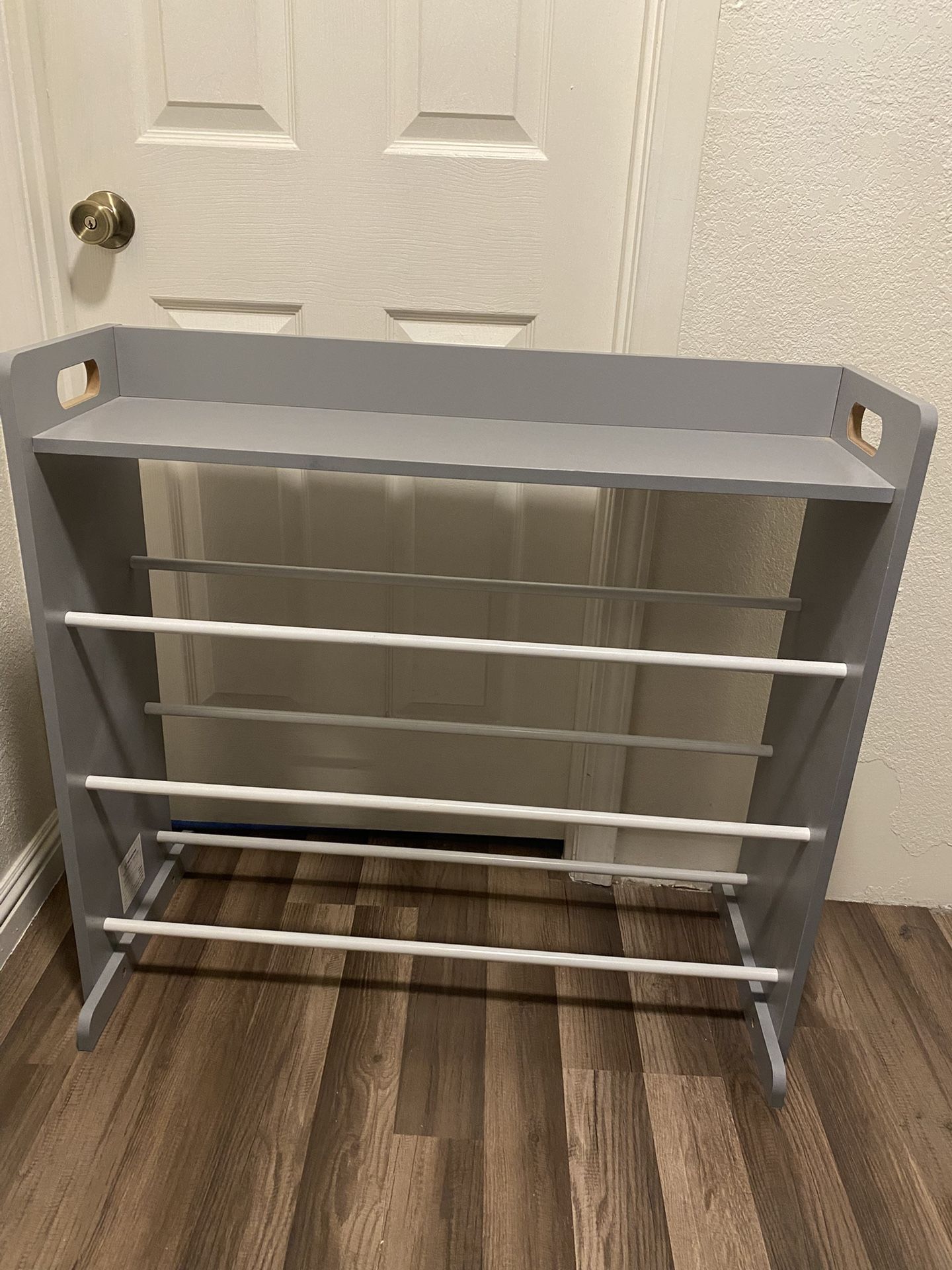 wooden shoe organizer