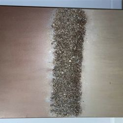 Bronze & Gold Hand Painted Pic