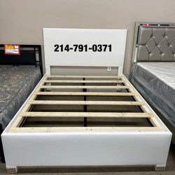 Queen platform beds with mattress