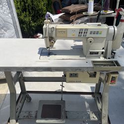 Sewing Machines And Material Bundles 