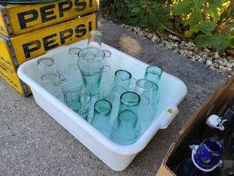 Coca Cola Glasses + platter collection