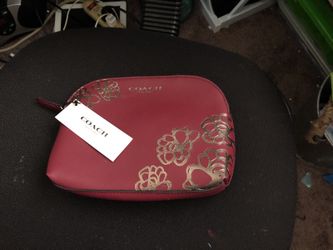 Coach makeup bag