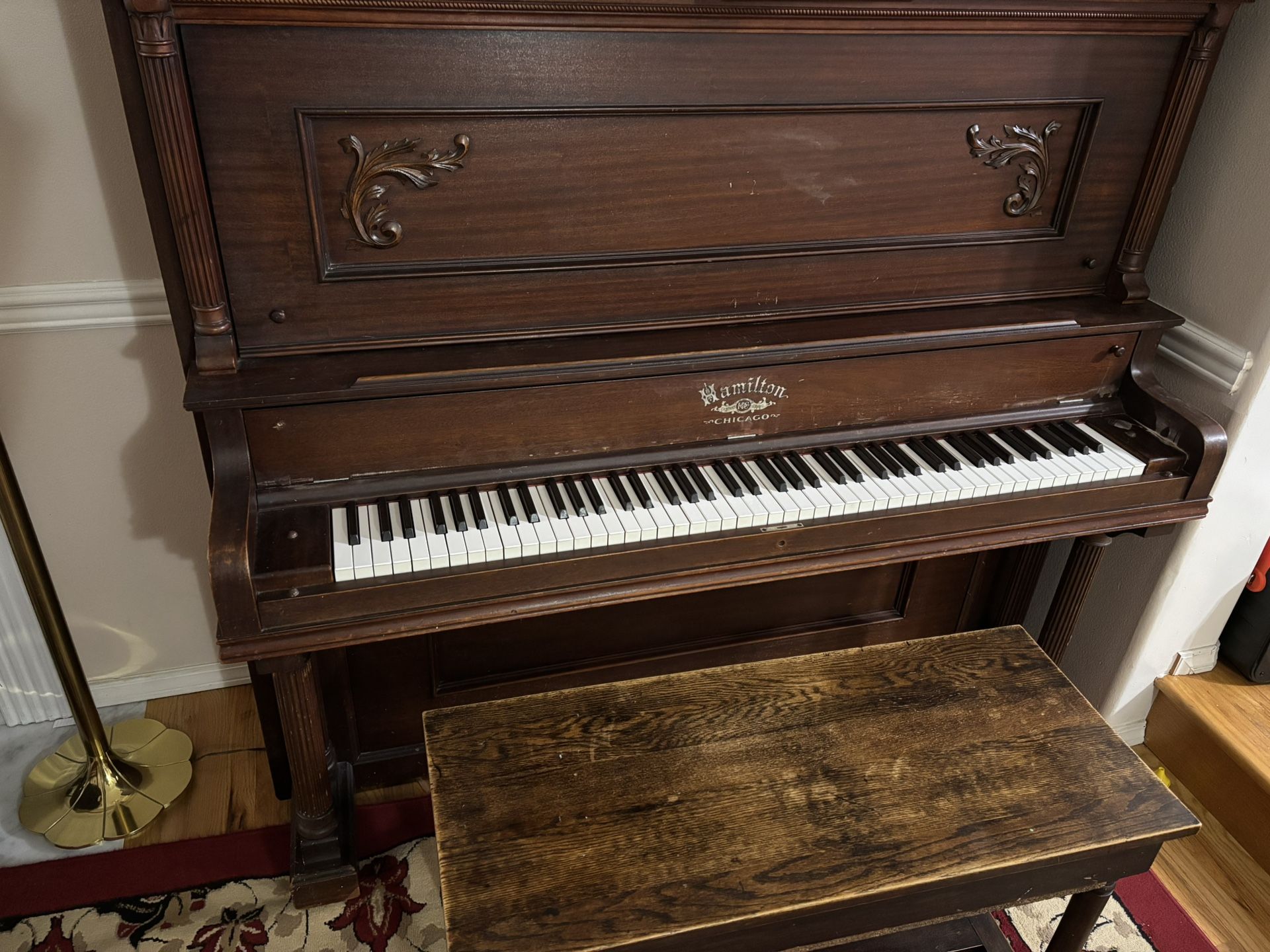 Free Upright Hamilton Piano