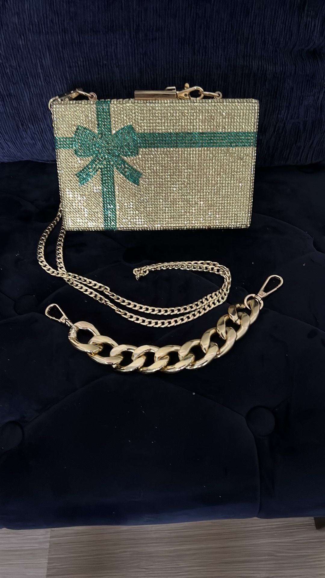 New Gold Evening Clutch