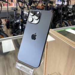 Black iPhone 16 Pro Max 256GB Fully Unlocked Can Work With Any Carrier! Shop Without Using Credit! $0 To $100 Down To Take It Today! 