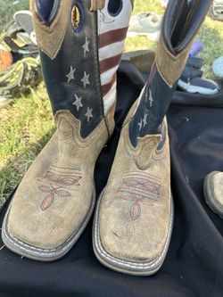 Western Kid Boots 3D