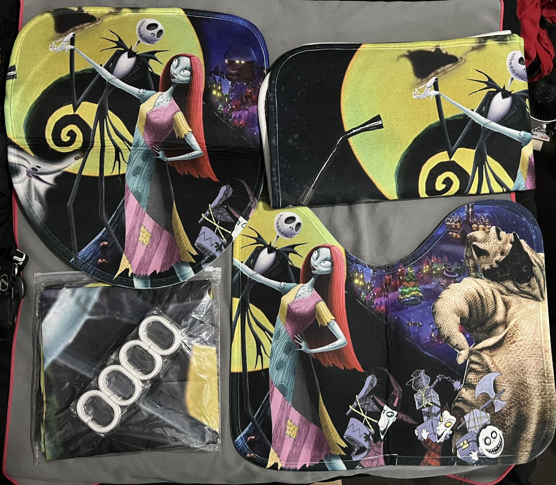 Nightmare Before Christmas 4 Piece Bathroom Set (New)