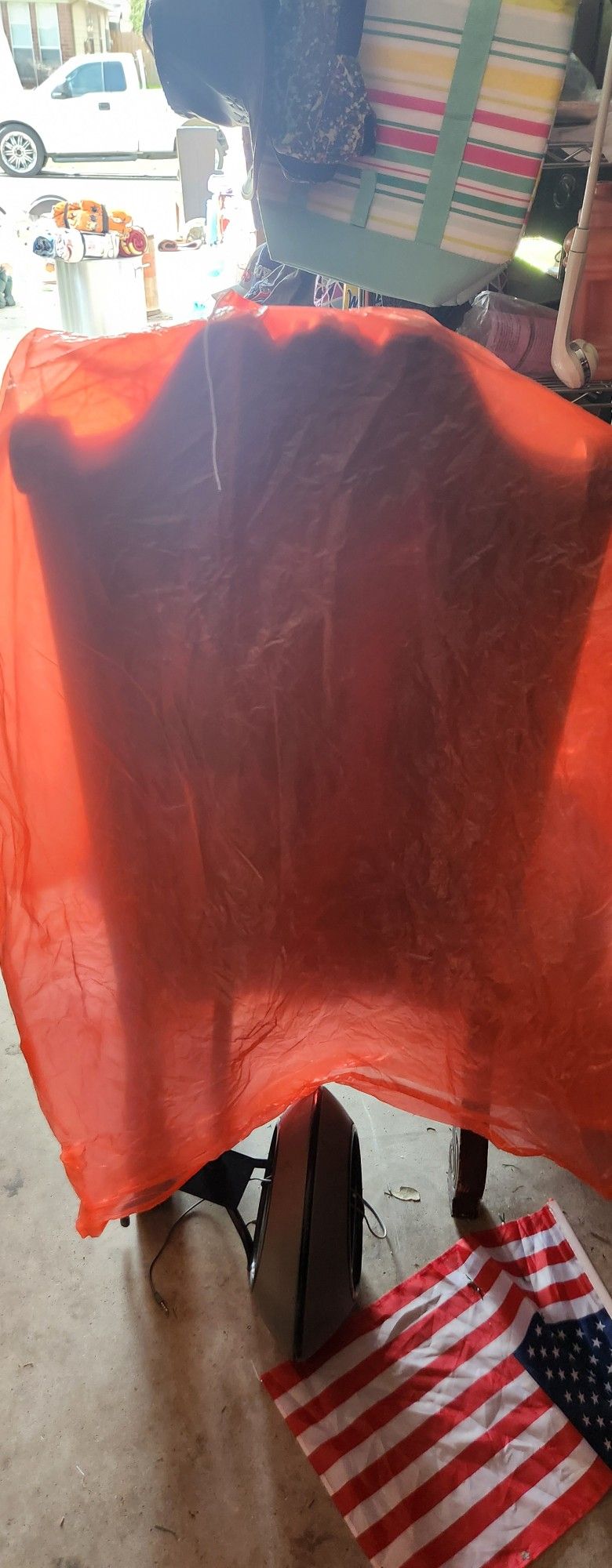 Orange Raincoat Adult 
