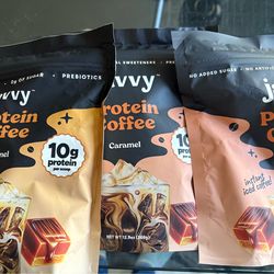 3 packs Javvy  Protein Coffee