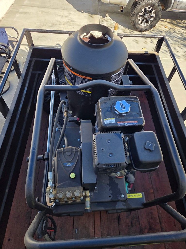 The machine is a Honda motor (contact info removed)psi pressure washer machine with bolier.