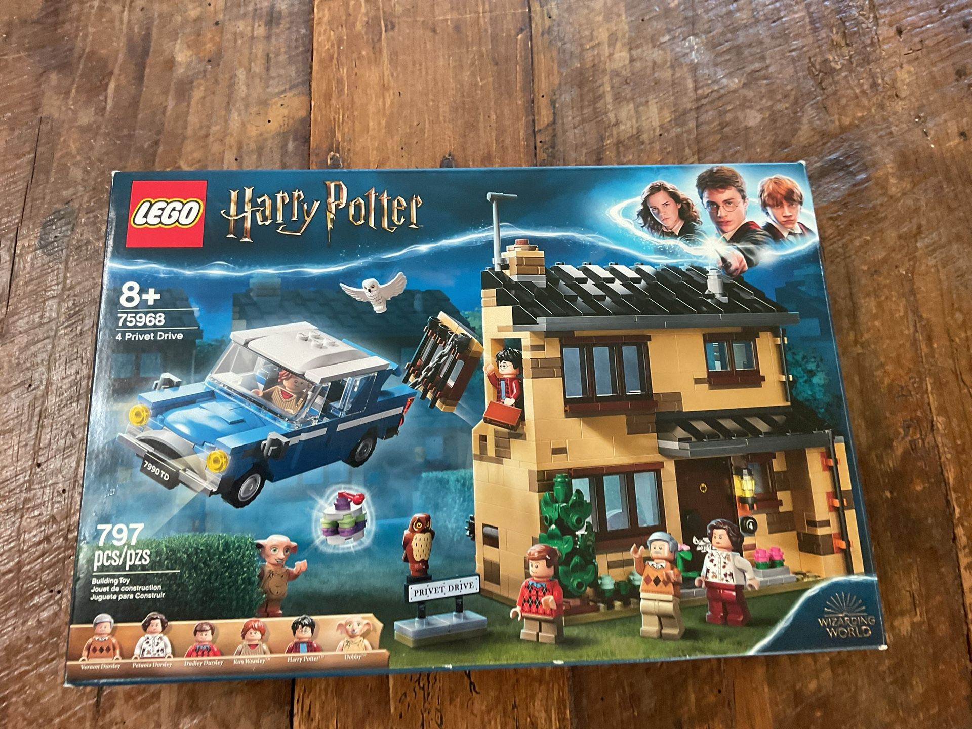 Lego Harry Potter ‘4 Privet Drive’ 75968. Includes All Pieces And Minifigures.
