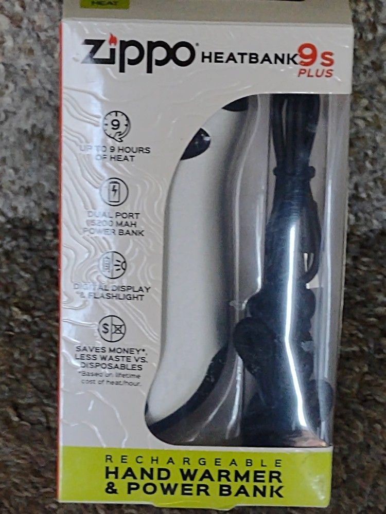 Like New Zippo Rechargeable Hand Warmer And Power Bank