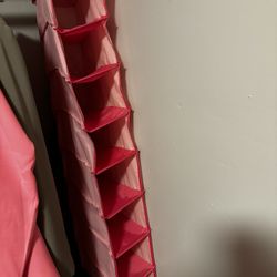 Pink Closet organizer