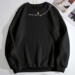 Thermal Lined Sweatshirt, size XL, good for L