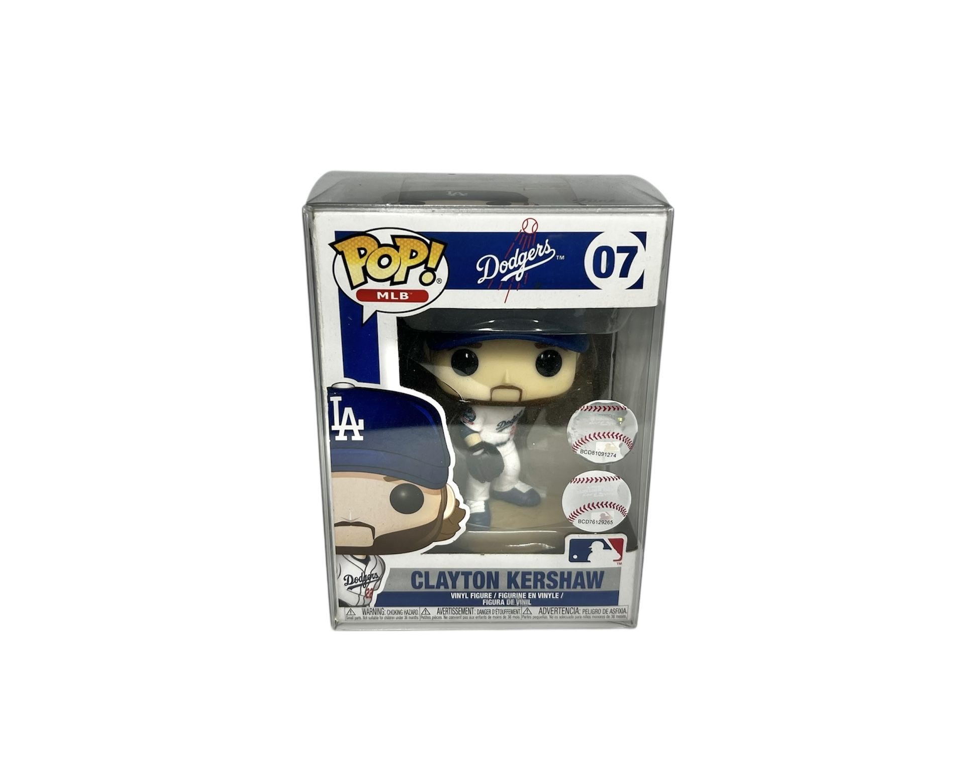 Funko Pop! Vinyl: Clayton Kershaw MLB Los Angeles Dodgers #07 (Damaged Box)
