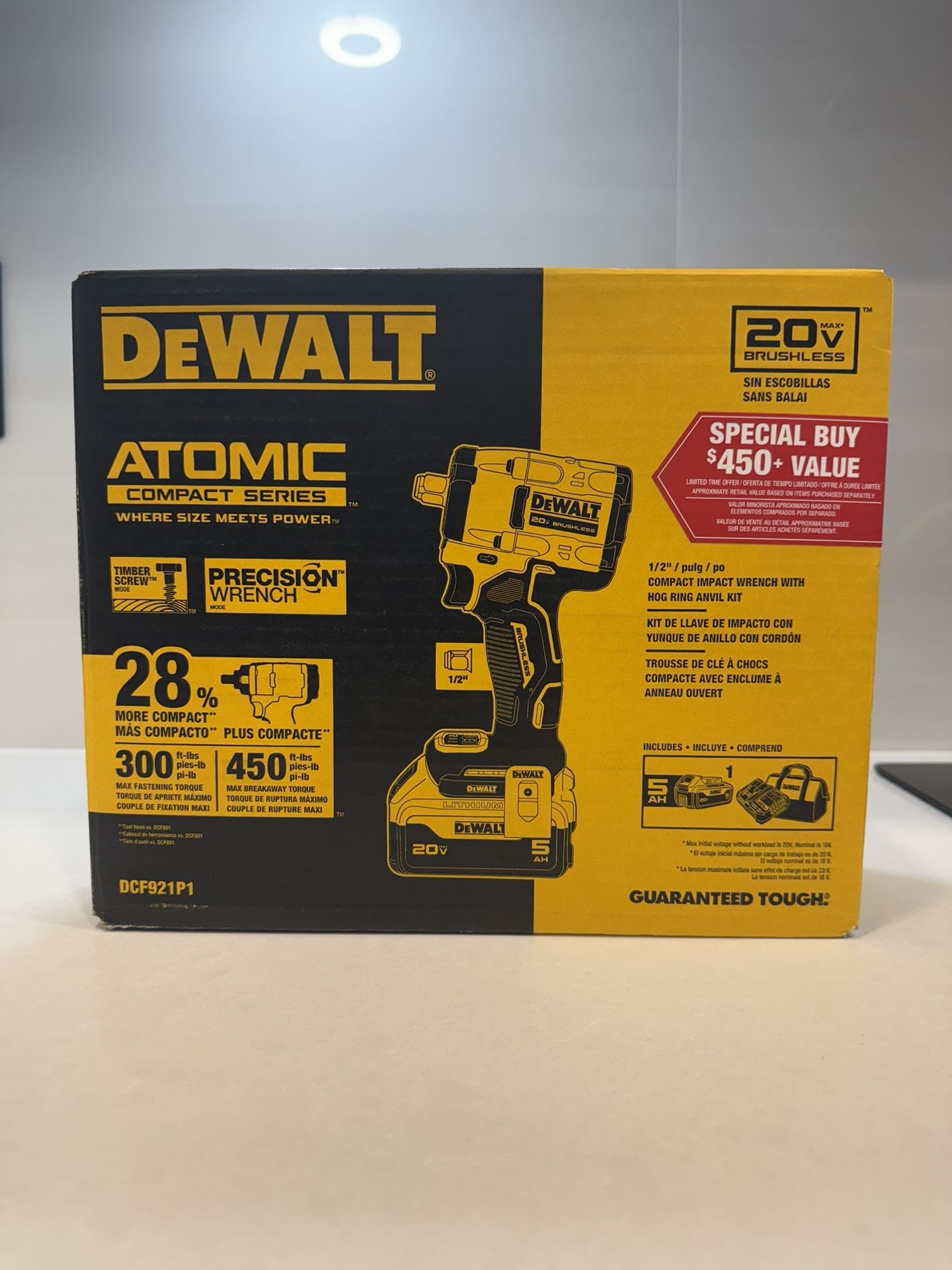 Dewalt 1/2 Inch Impact Wrench DCF921p
