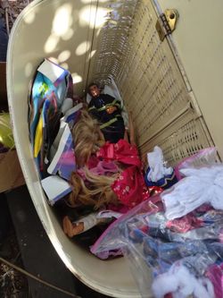Tons Of Barbie Old Stuff https://offerup.com/redirect/?o=QmFyYmllcy5DbG90aGVzLmNhcnM=.all Kind Of Barbie Stuff $600