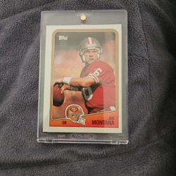 Topps 1988 Joe Montana NFL Card