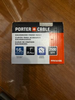 Porter Cable 16 GA Straight Nail 1" 2500 Qty