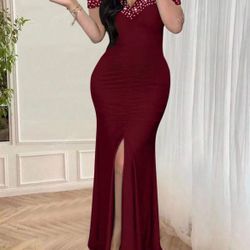 SHEIN Rhinestone Dress 