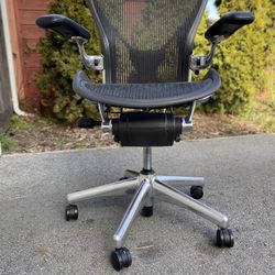 Classic Aeron/ Polished Aluminum Size B and C