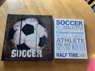 Soccer wall decor