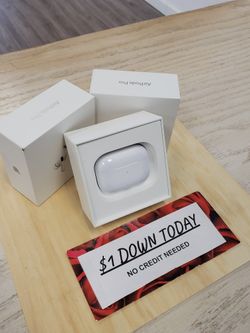 Apple Airpods Pro 2nd Gen - $1 DOWN TODAY, NO CREDIT NEEDED
