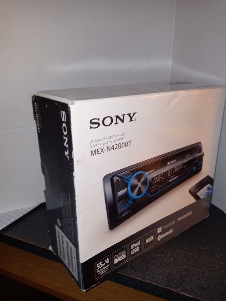 Sony Car Stereo Bluetooth Audio System Mex New In Box