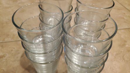 12 dessert glass cups