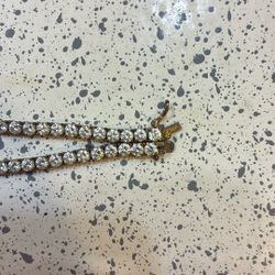 Diamond Moissanite tennis chain