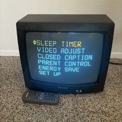 SHARP 13N-M100 CRT TV