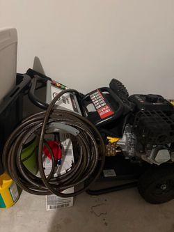 Simpson 4400 psi pressure washer+ be pressure 4000psi surface cleaner
