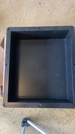 Black Square Recessed Enclosure Box