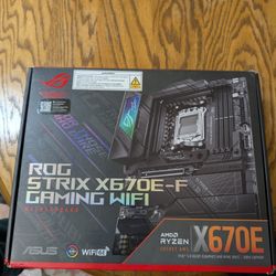 Asus ROG Strix X670E-F wifi 6e motherboard AM5