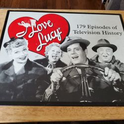 I Love Lucy Metal Sign