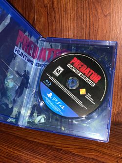 Opened PlayStation ps5 ps4 video game predator hunting grounds