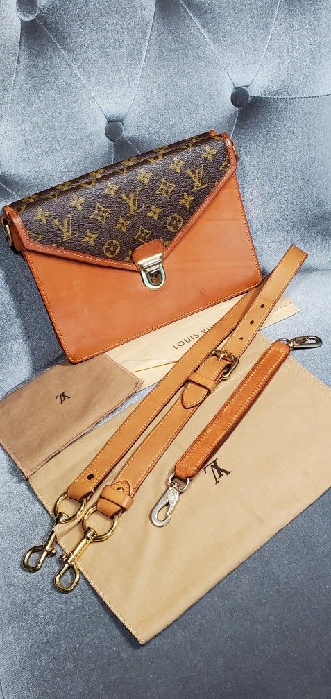 Louis Vuitton Rare Vintage Monogram Sac Biface Flap Bag with Key 16lv37 For  Sale at 1stDibs