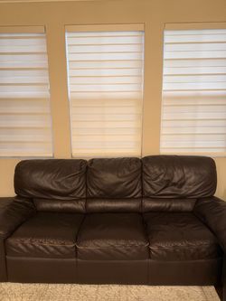 Leather sofa