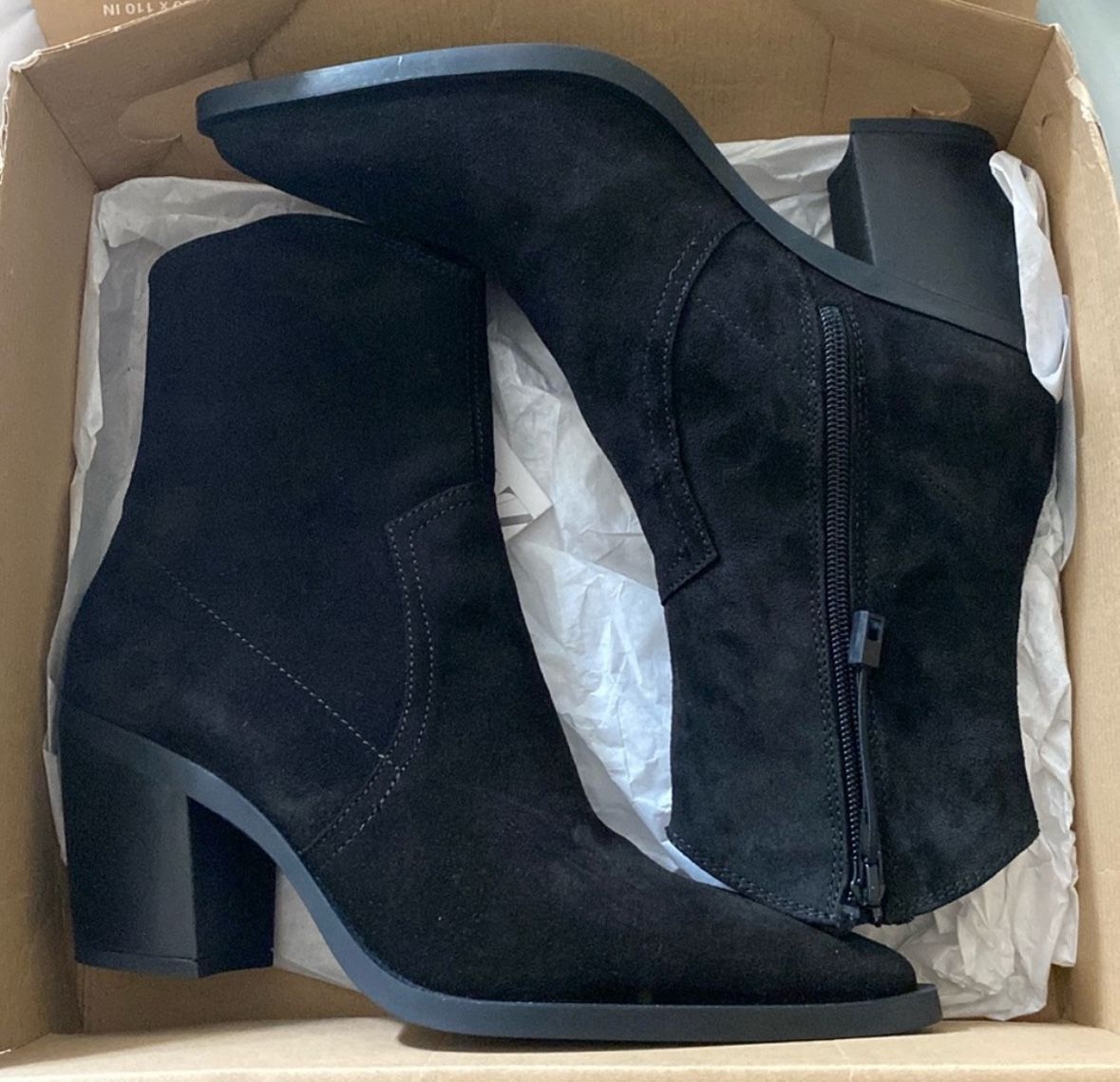 Zara Black Ankle Bootie