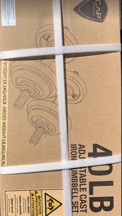 Cap adjustable dumbbell set 40 lb