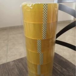 6-Pack of Clear Packing Tape Rolls – New & Sealed